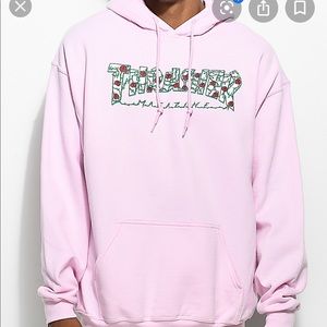 Thrasher hoodie rose print